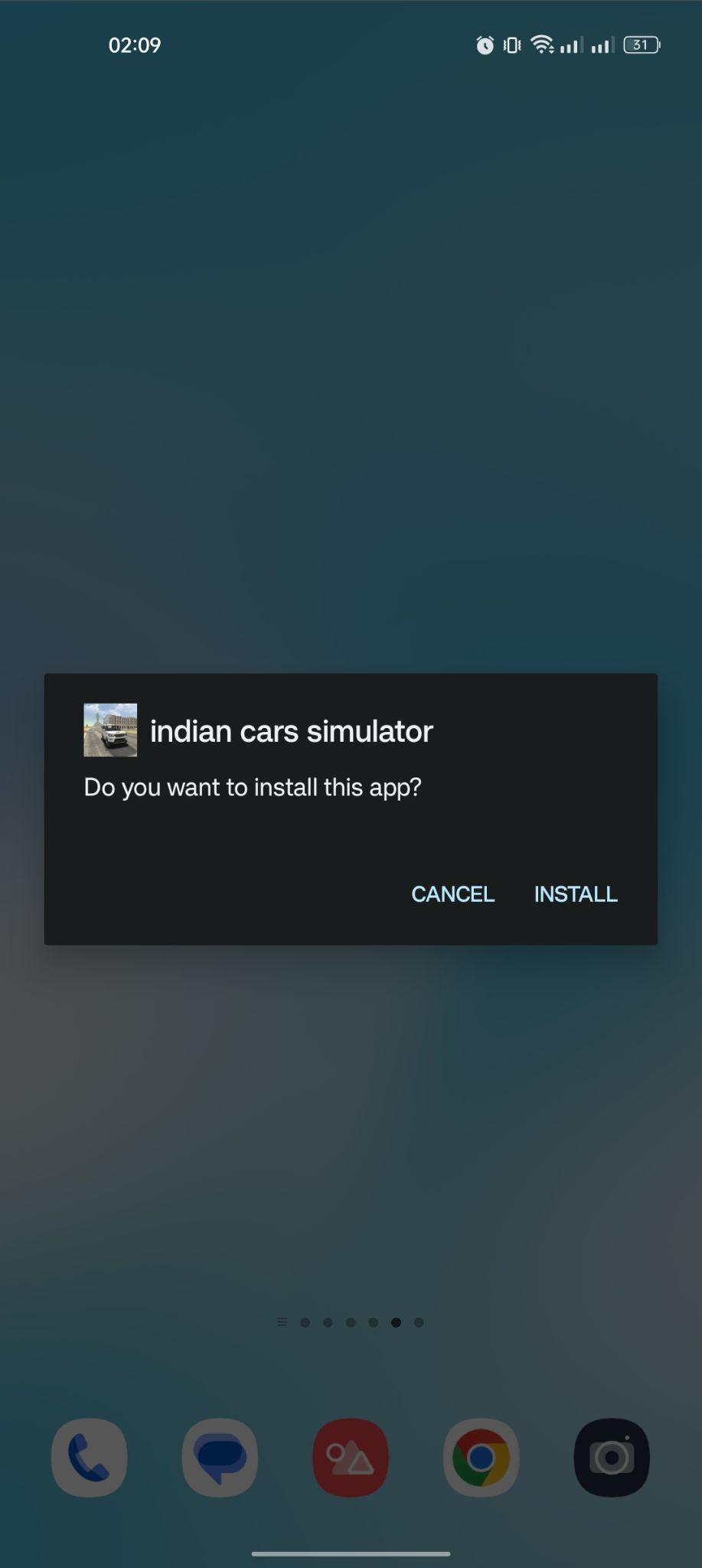 click on install