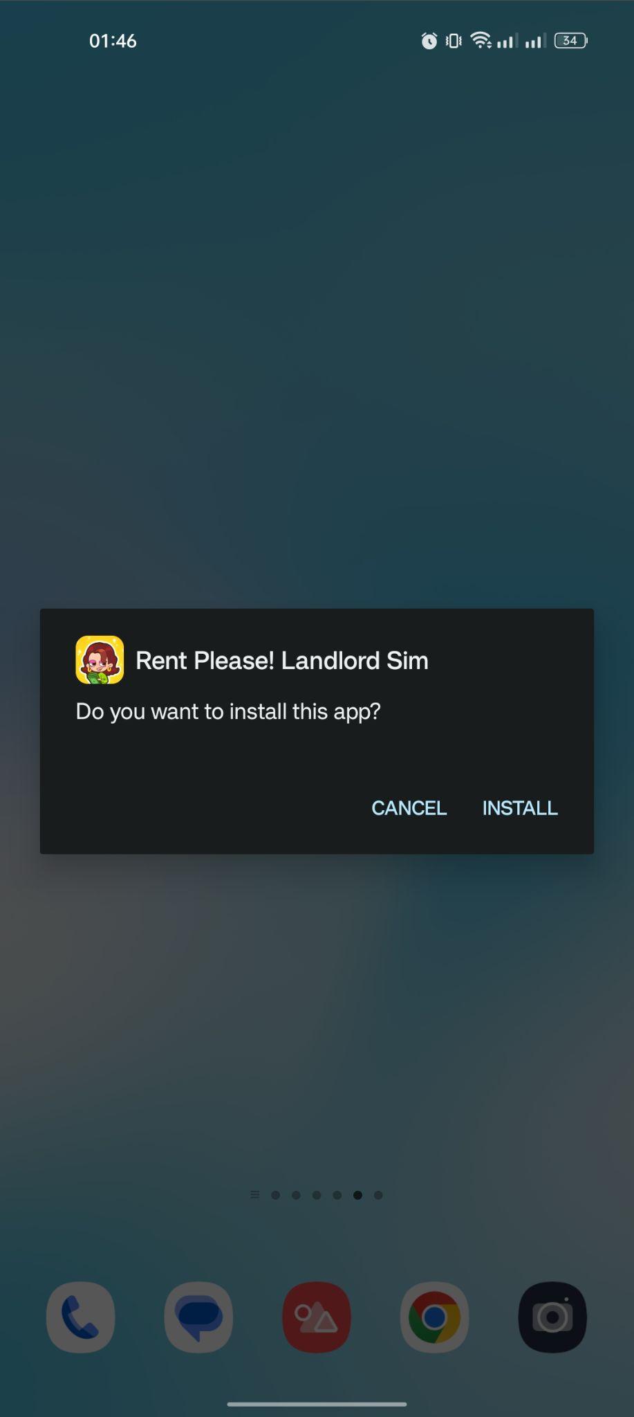 click on install