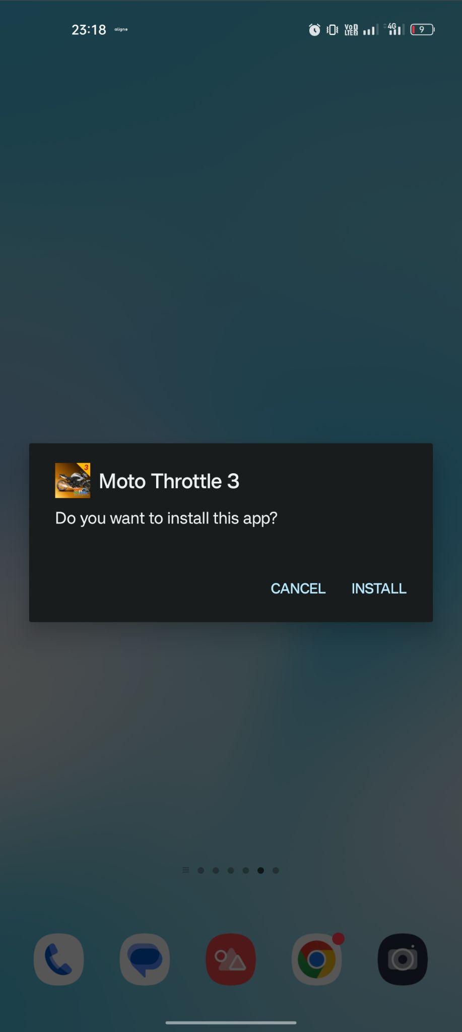 click on install