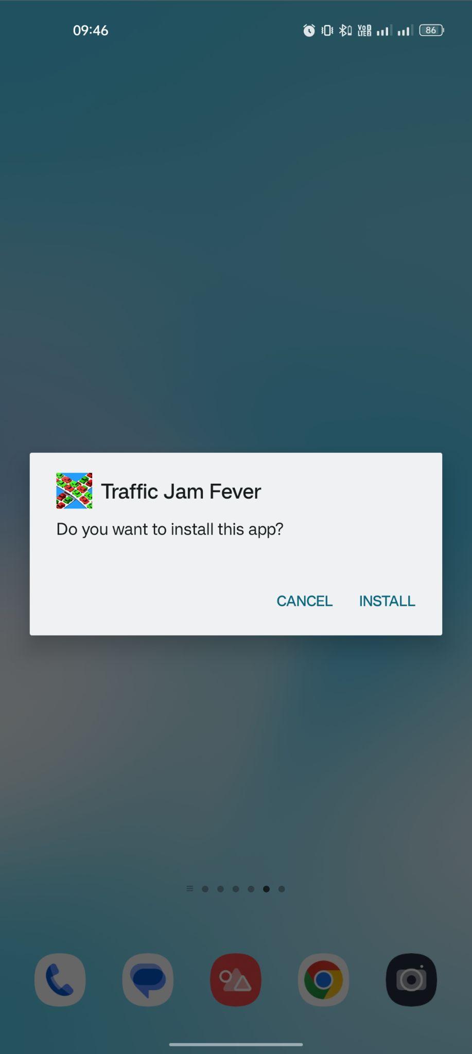 click on install