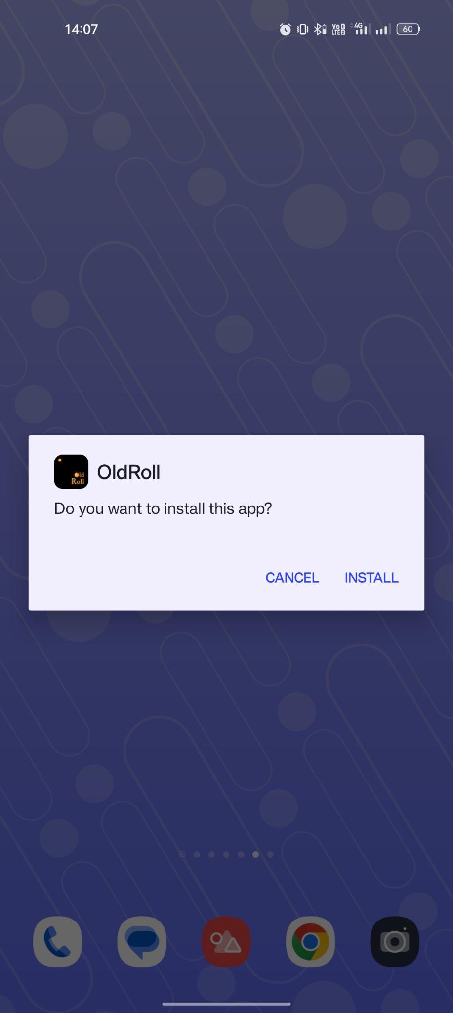click on install