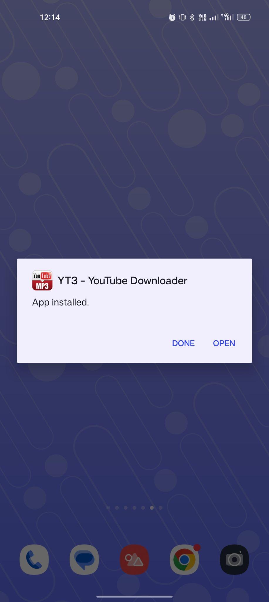 YT3 Music Downloader apk installed