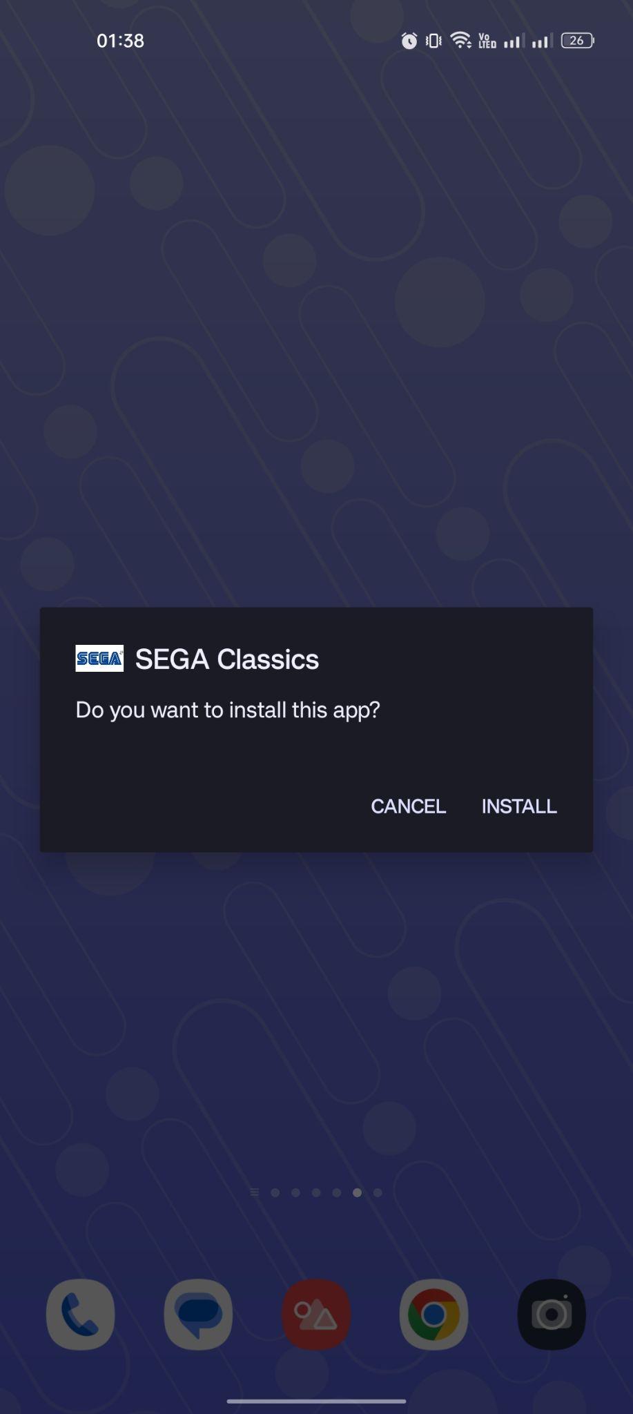 click on install
