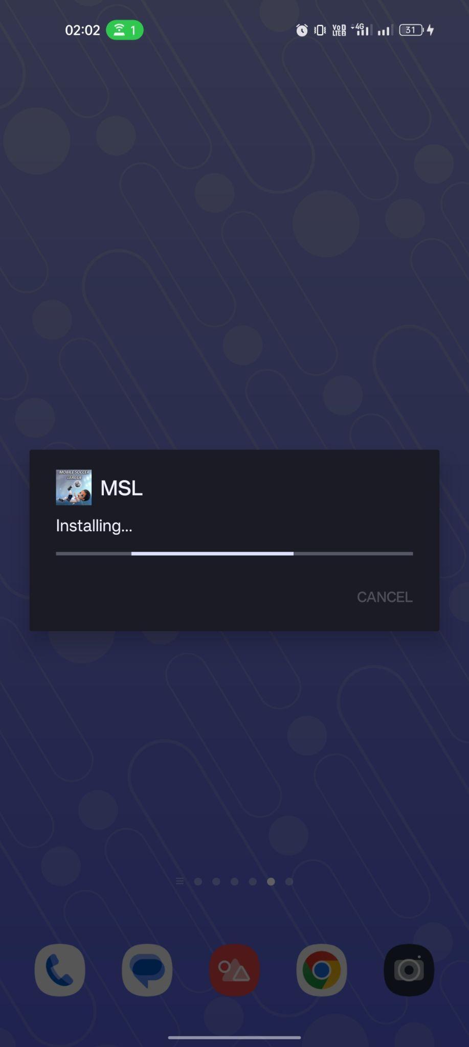 MSL apk installing
