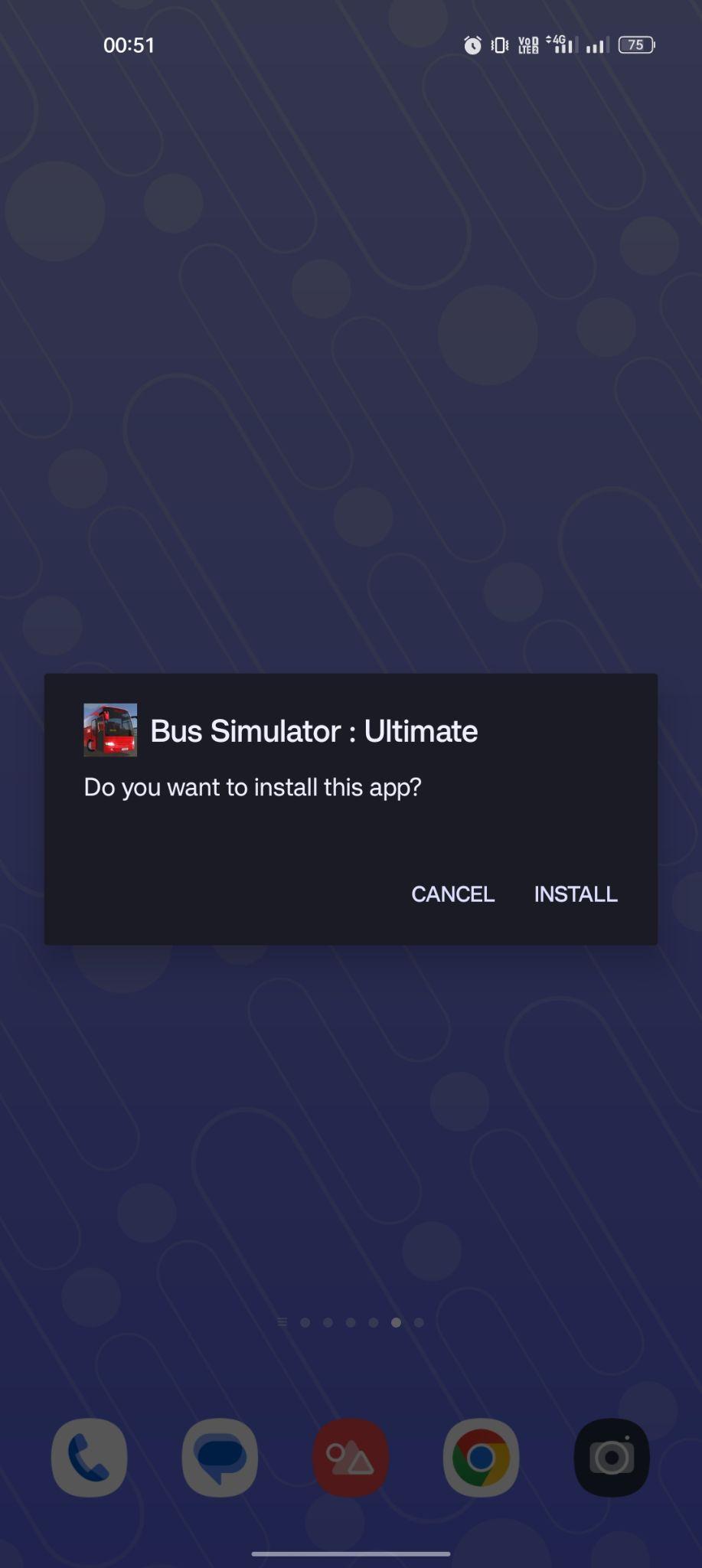 click on install