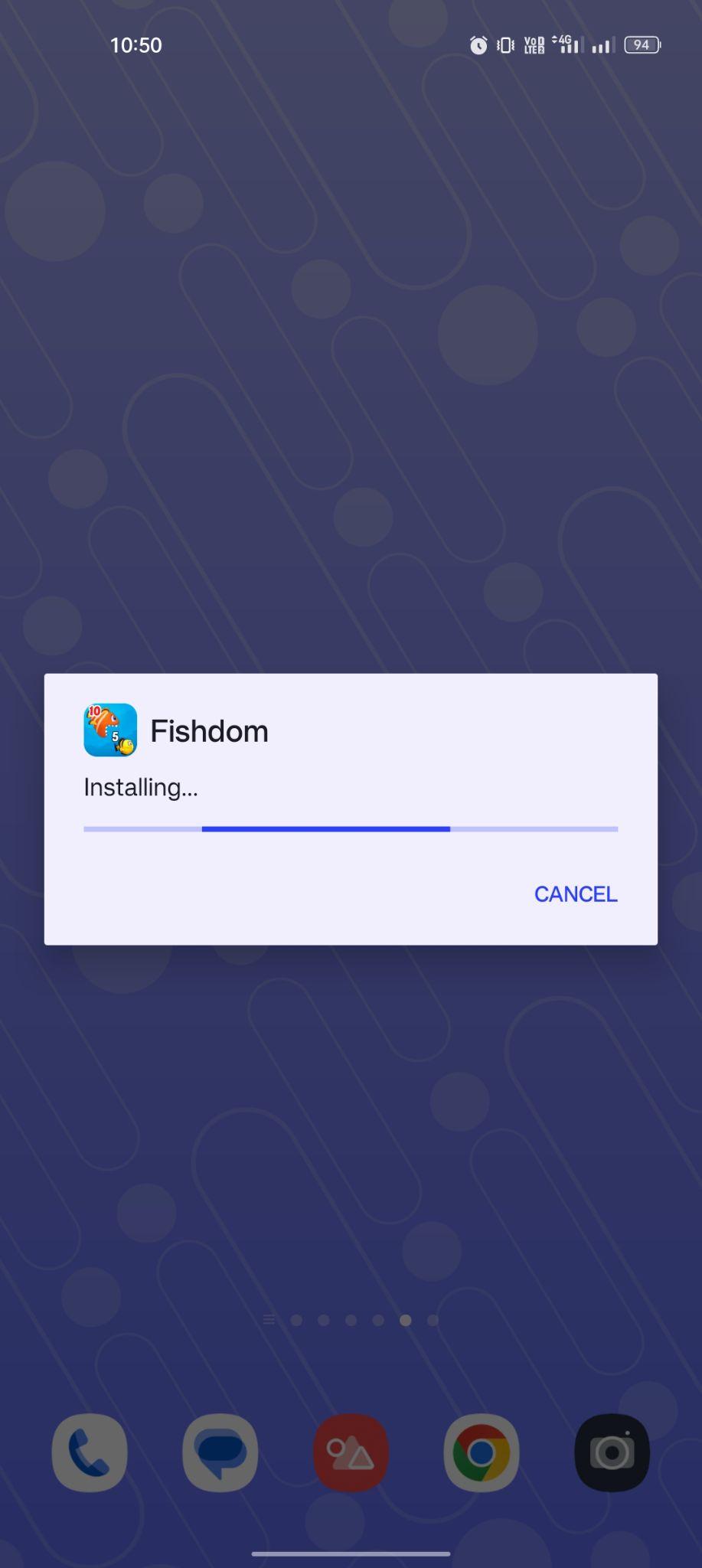 Fishdom apk installing