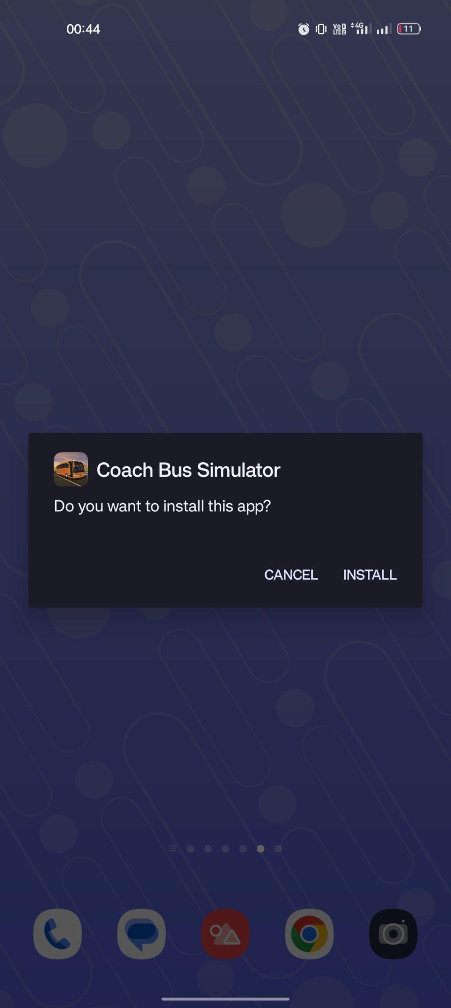 click on install
