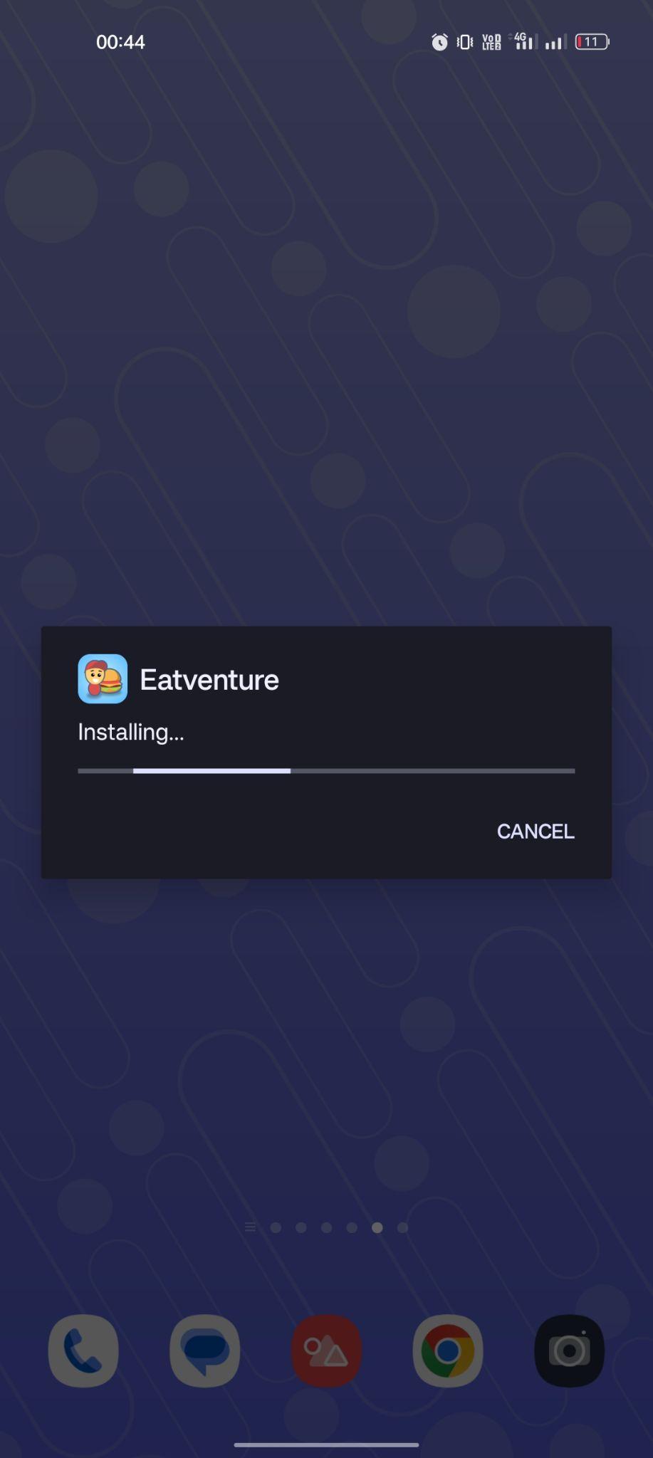 Eatventure apk installing