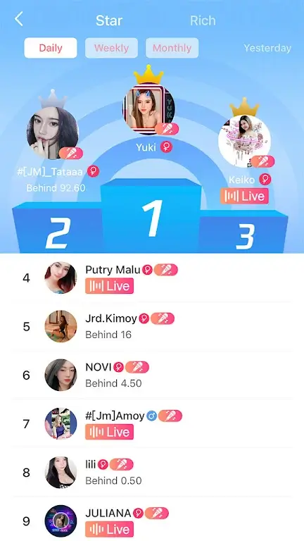 Bling Bling Live screenshot