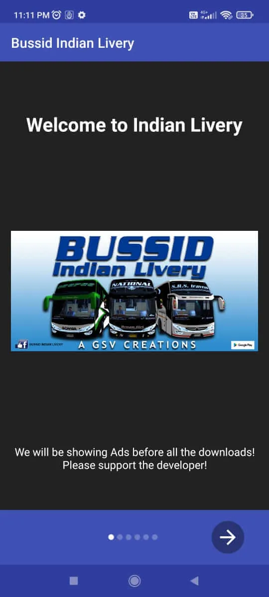 Bussid Indian Livery screenshot