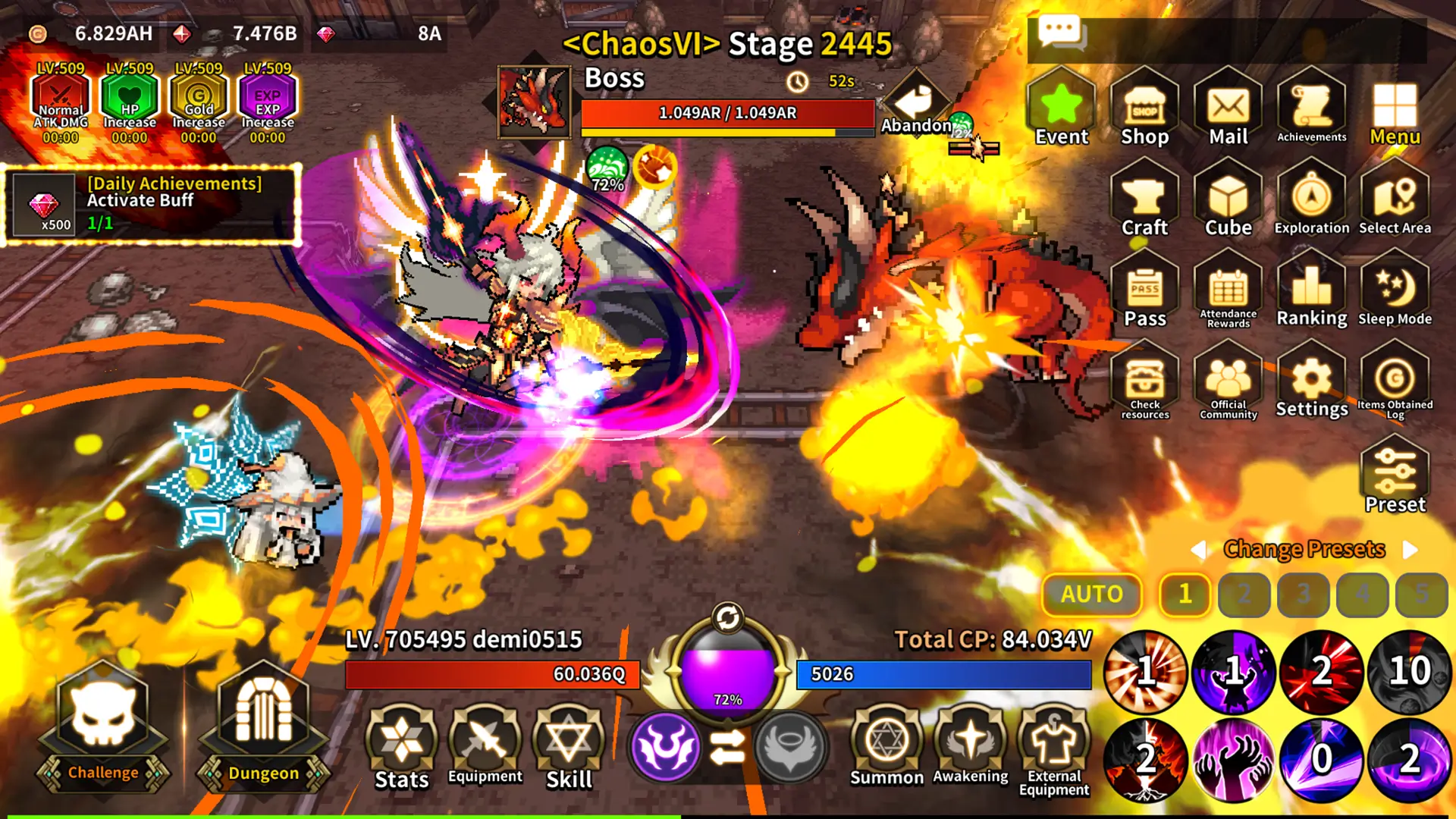 Demigod Idle screenshot
