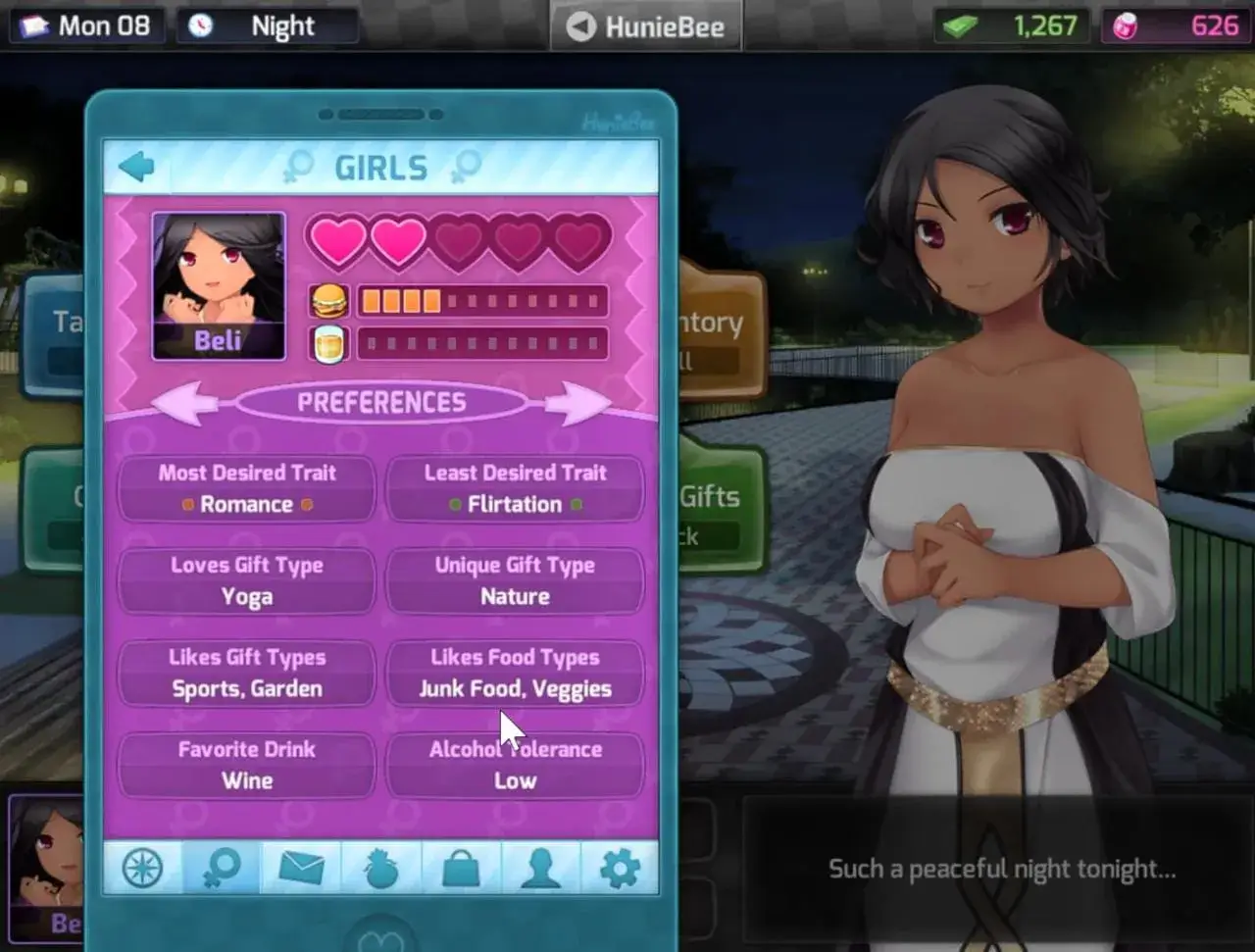 Huniepop screenshot