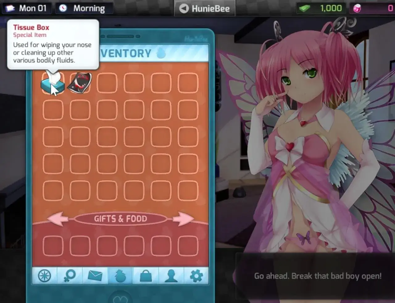 Huniepop screenshot
