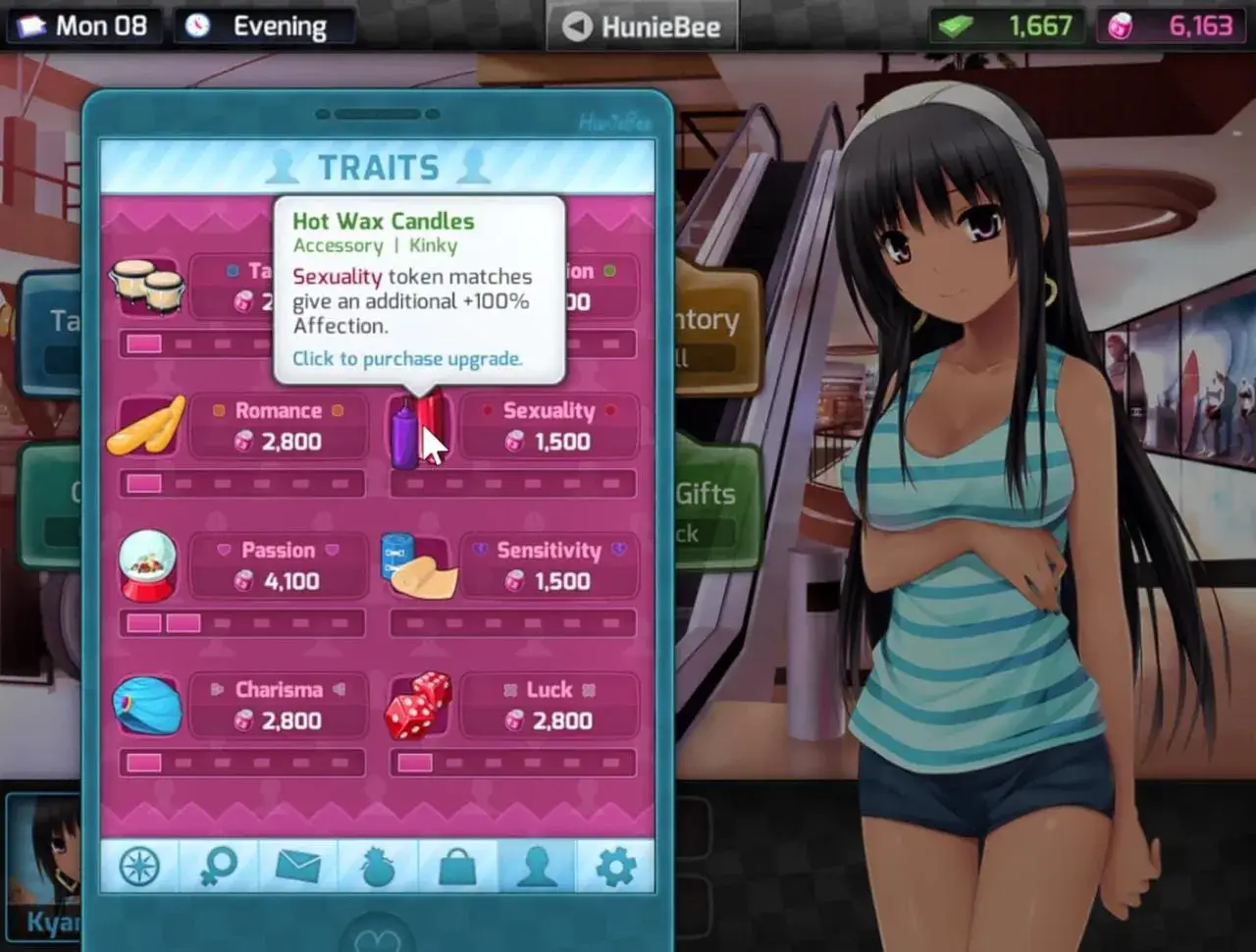 Huniepop screenshot