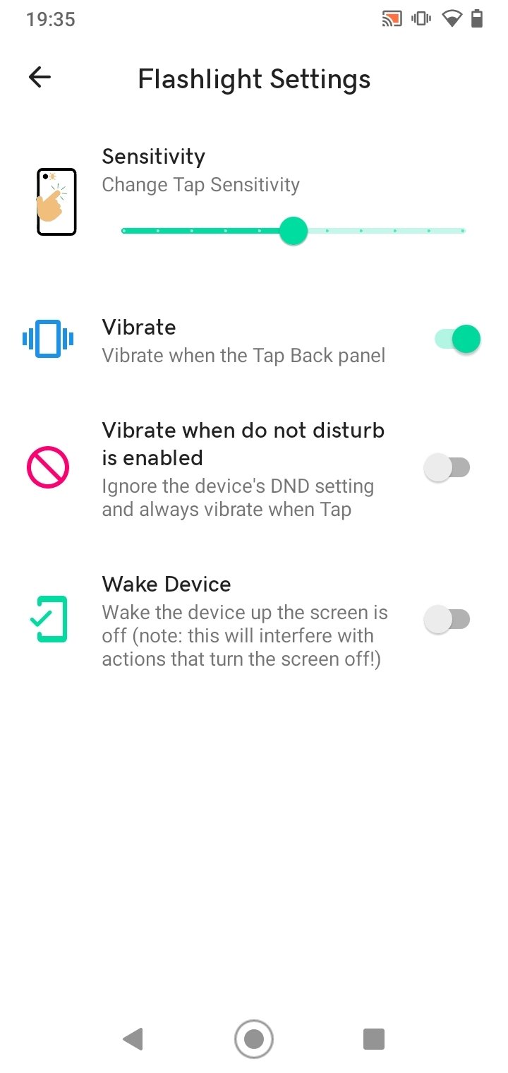 Tap Tap Flashlight screenshot