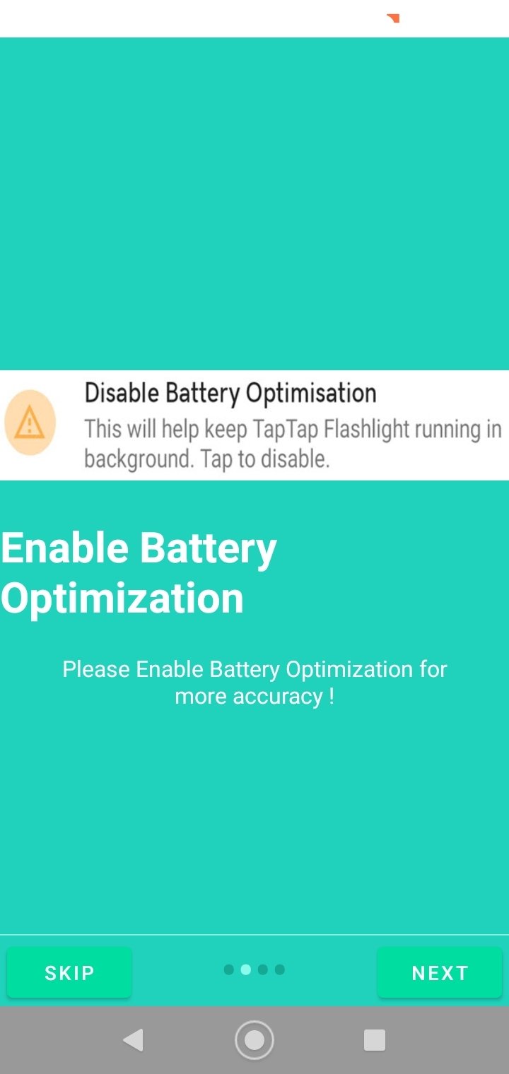 Tap Tap Flashlight screenshot