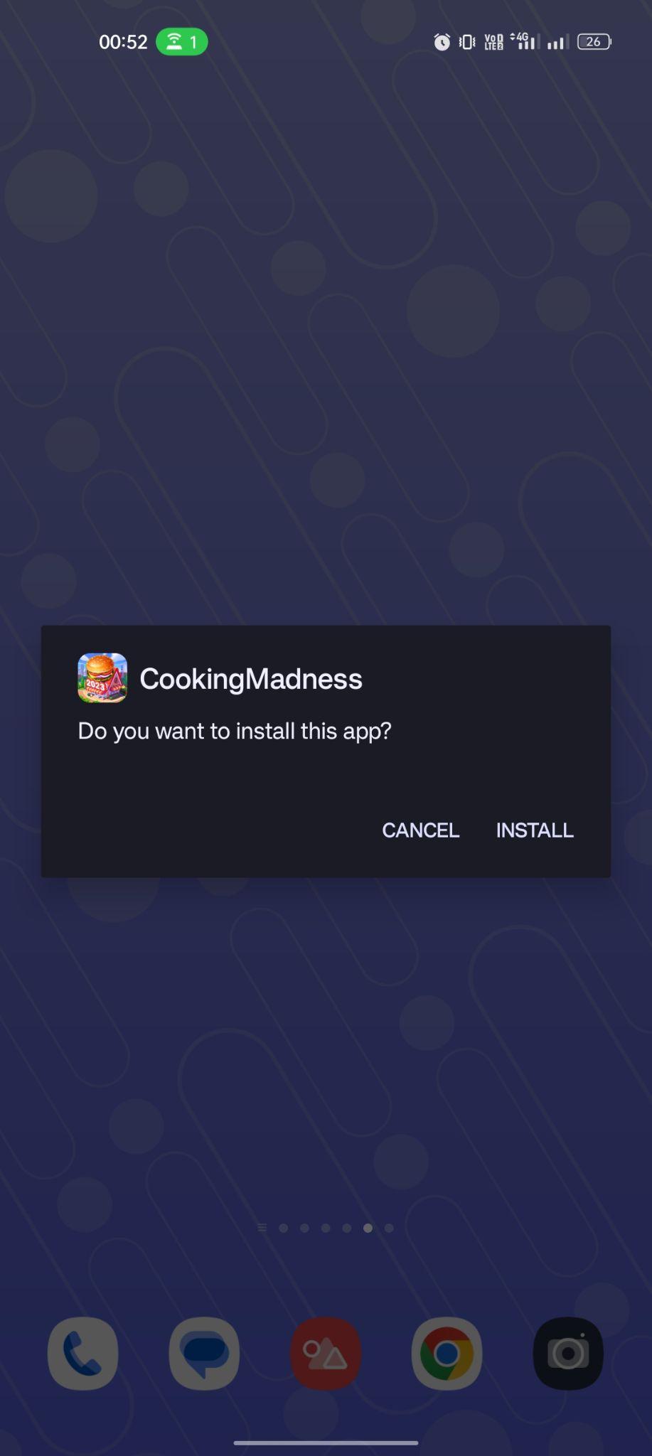 click on install