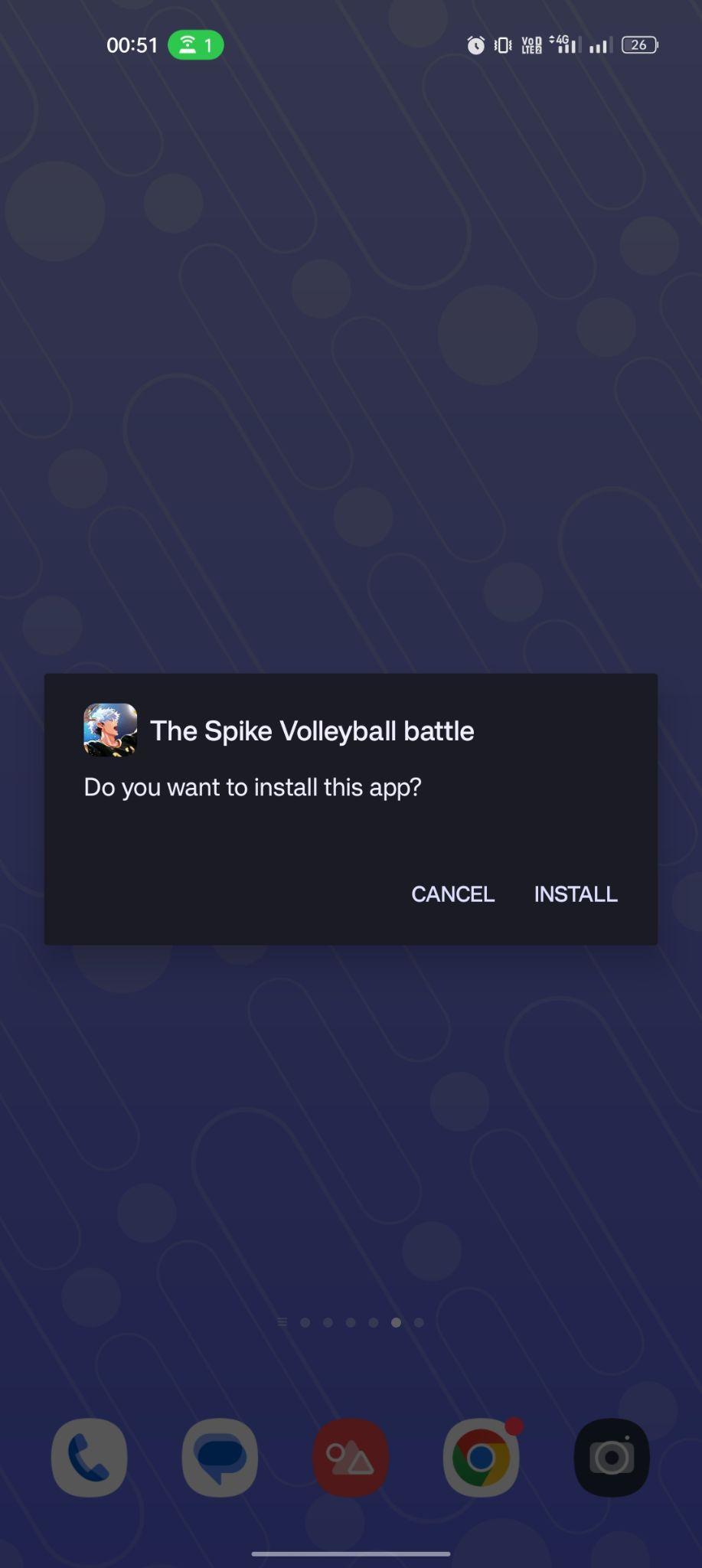 click on install