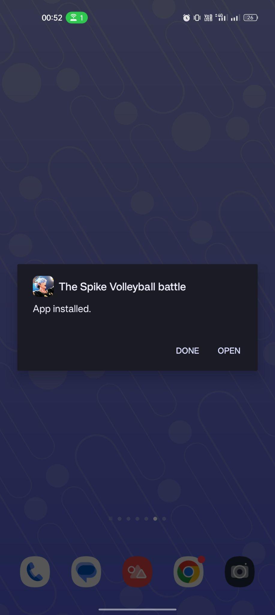 The Spike Volleyball Story apk installed