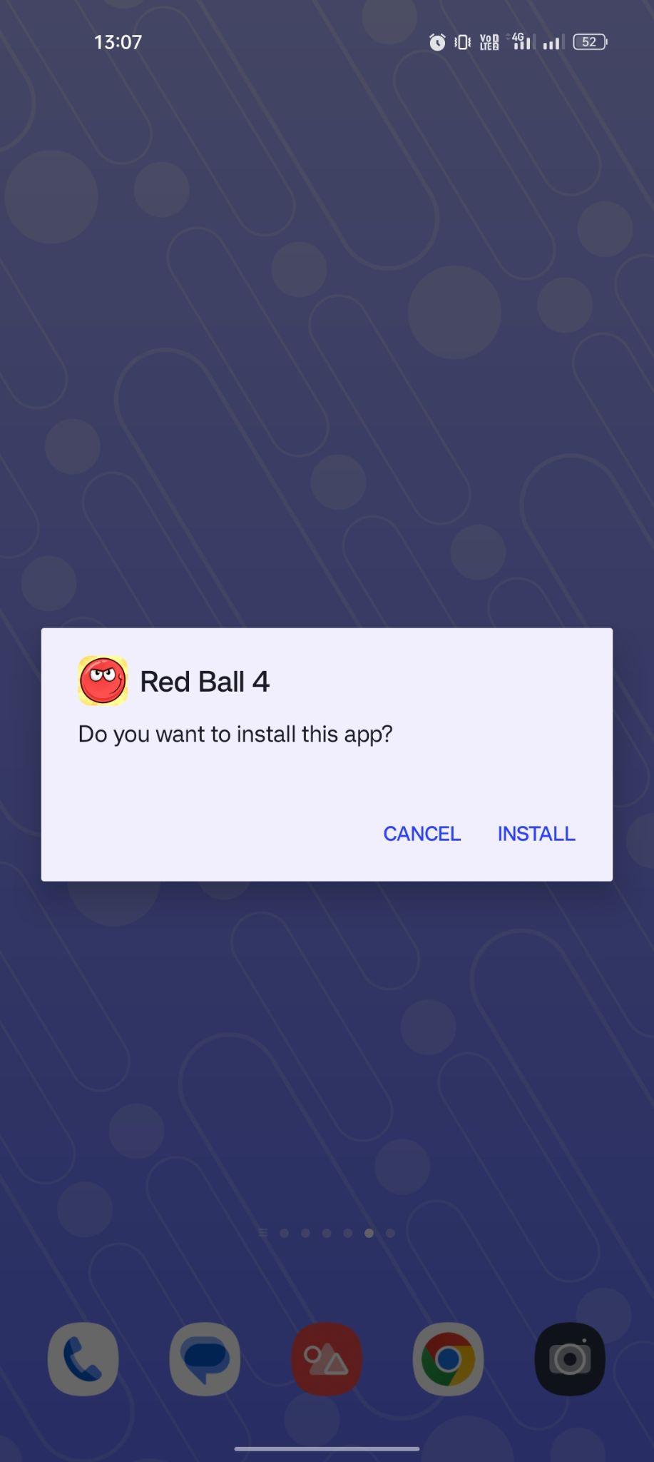 click on install