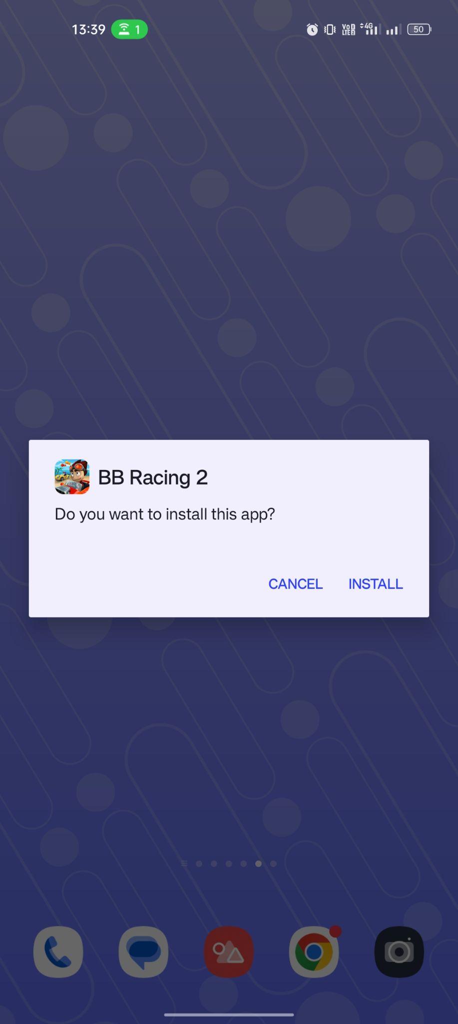 click on install