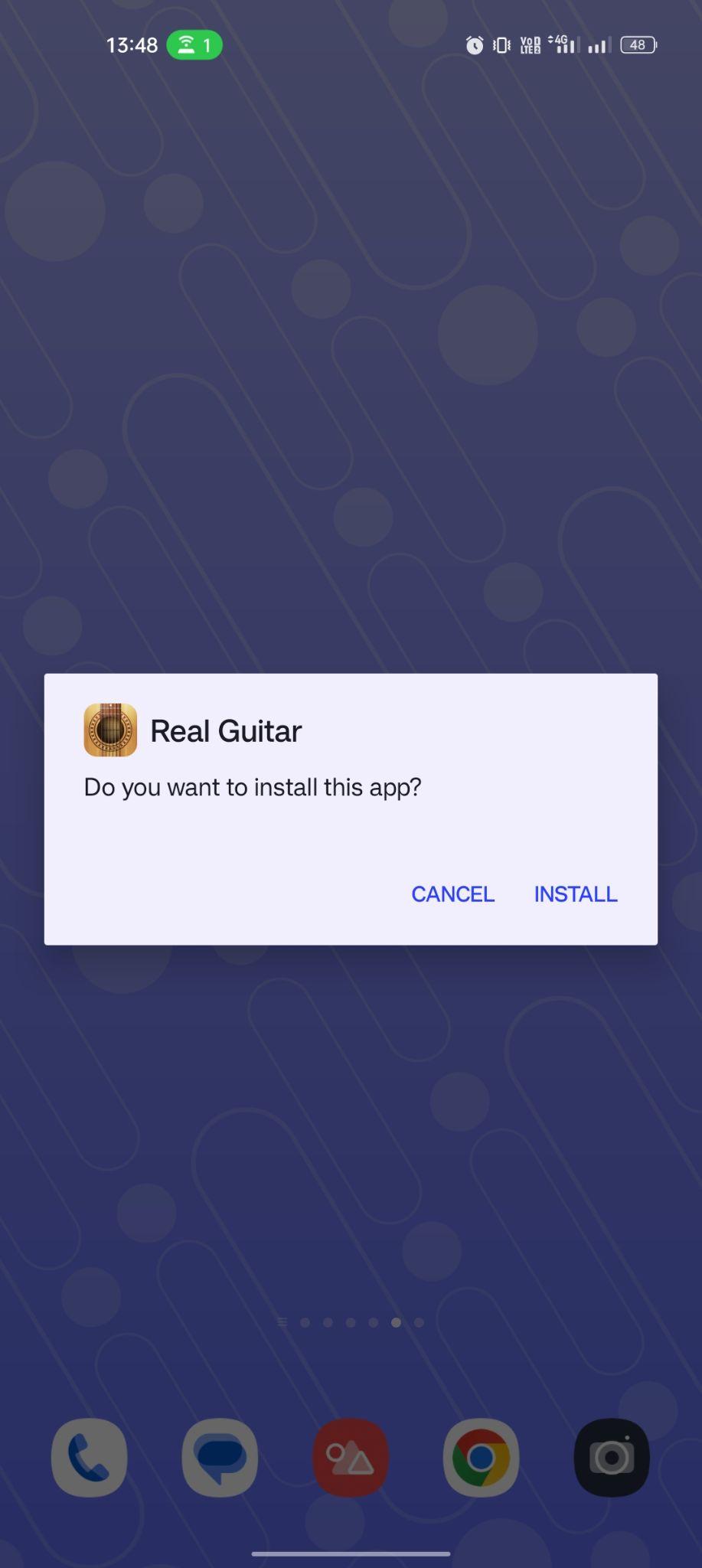 click on install