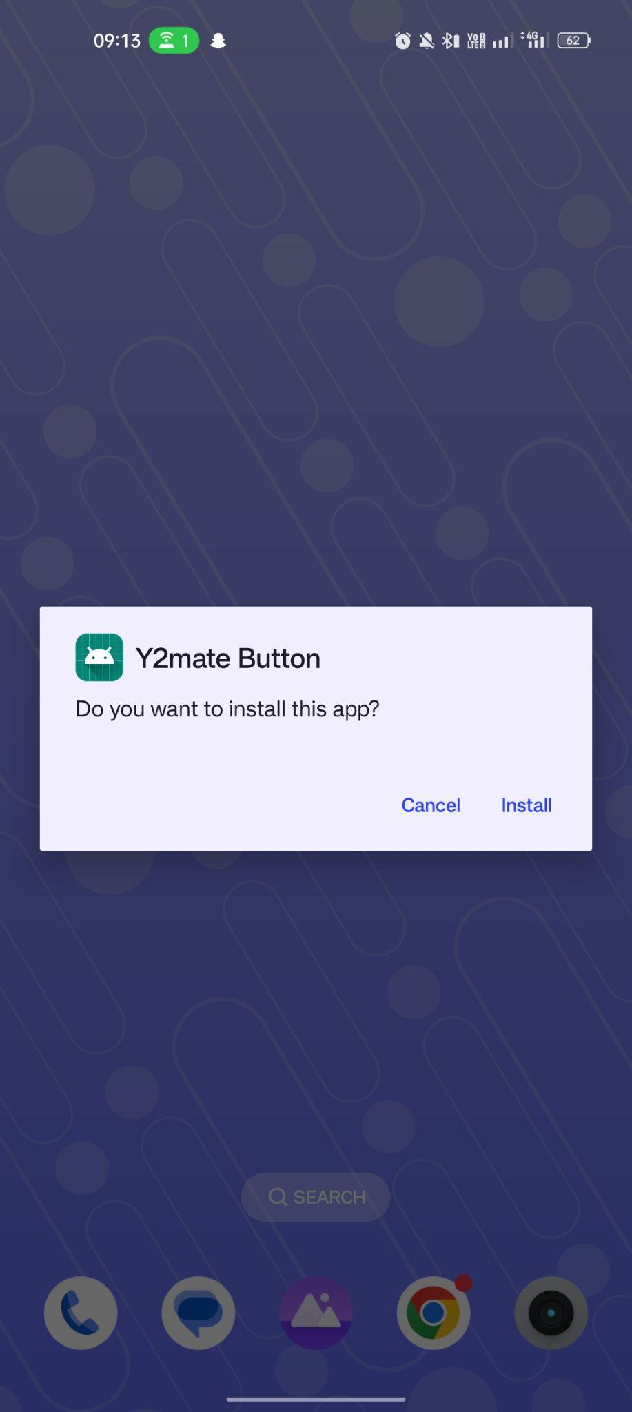 click on install