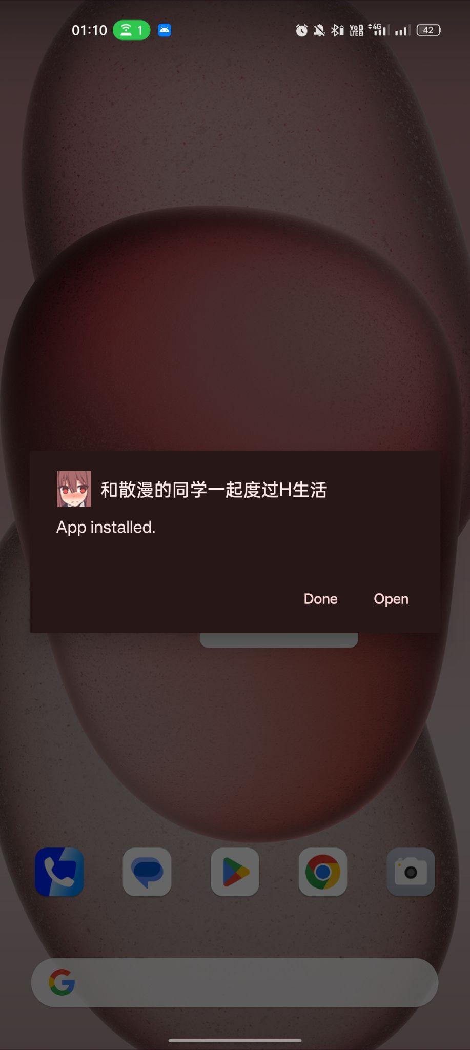 Sloven Classmate apk installed