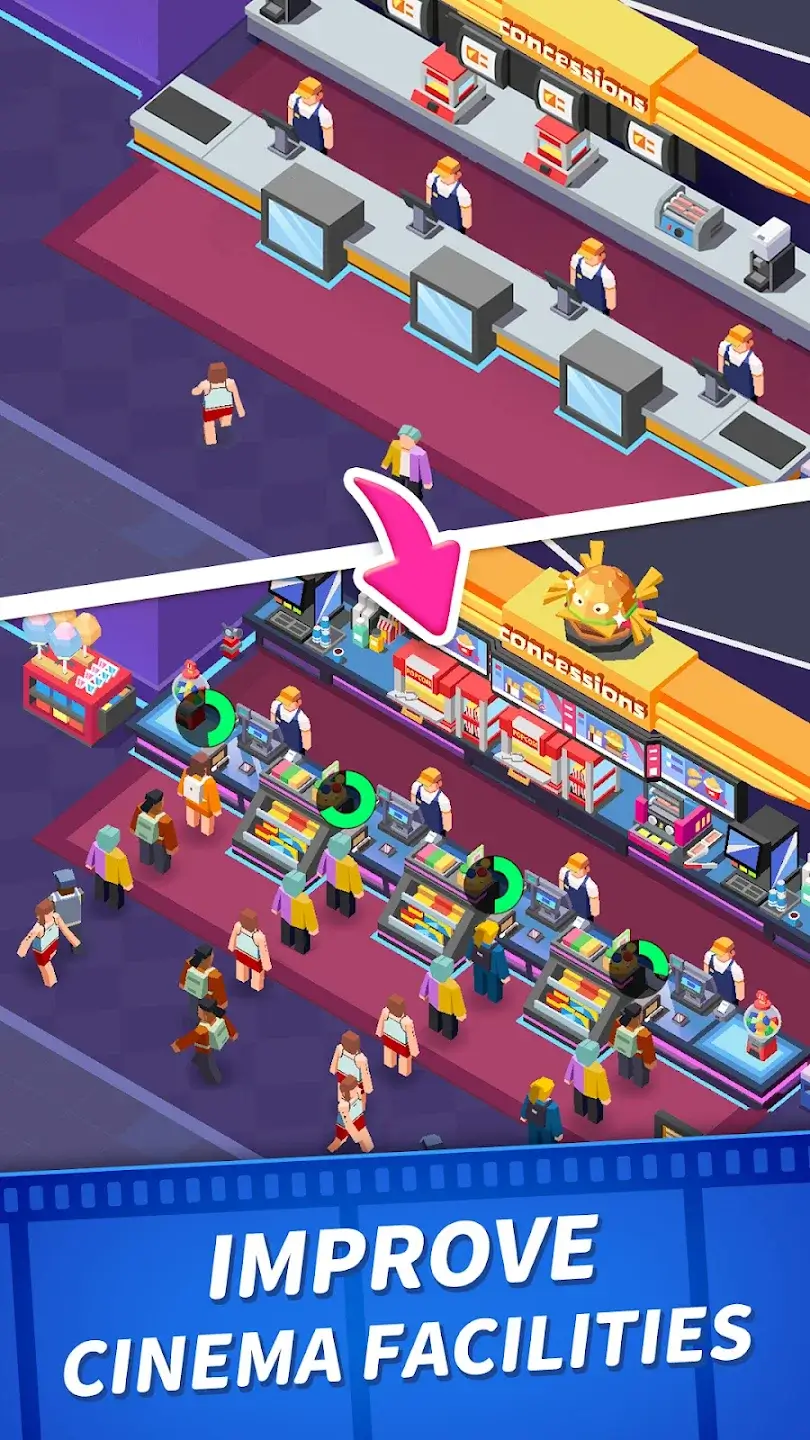 Idle Cinema Empire Tycoon screenshot