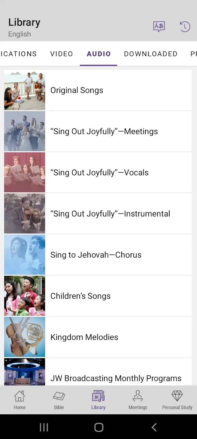 JW Library screenshot