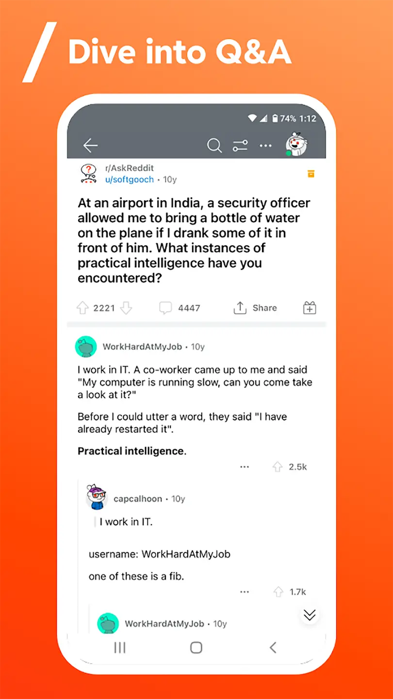 Reddit screenshot