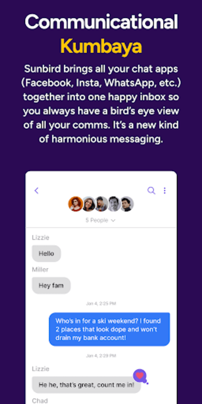Sunbird screenshot