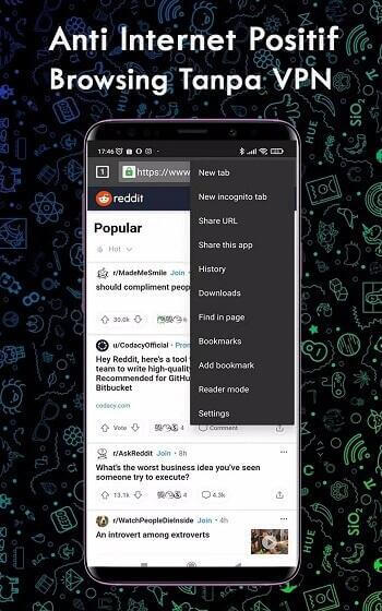 XNXUBD VPN Browser screenshot