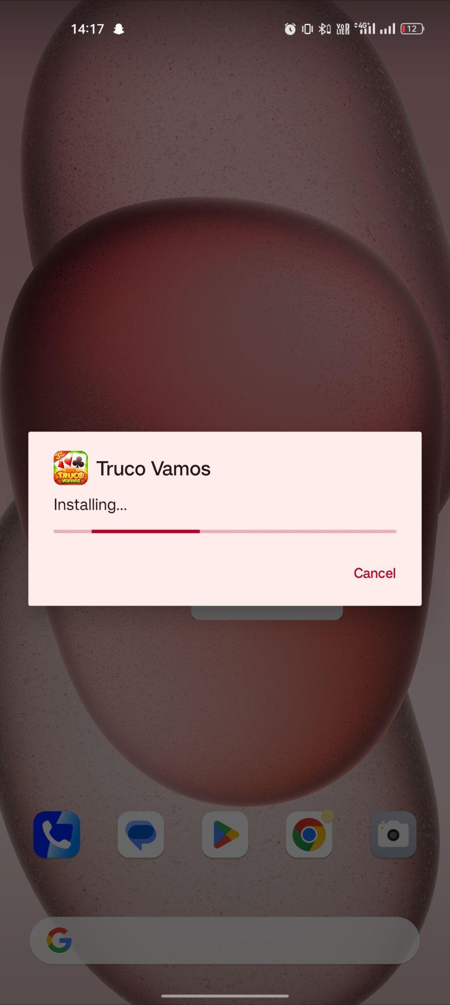 Truco Vamos apk installing