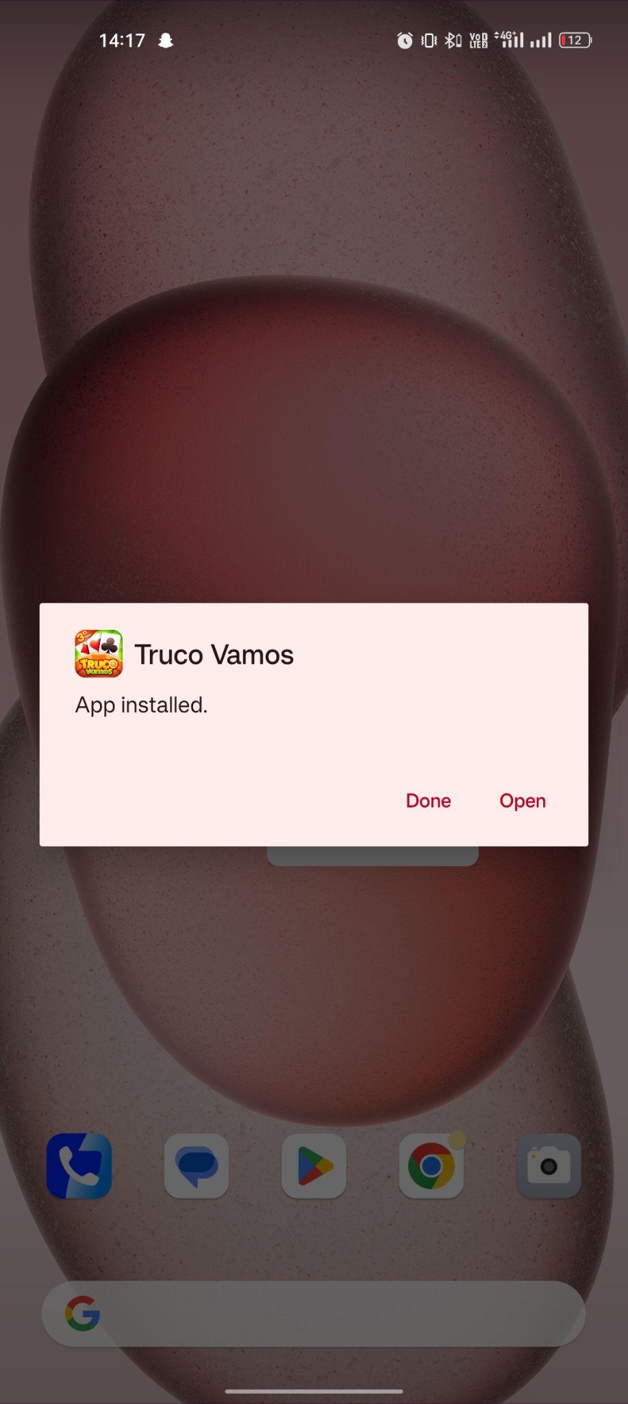 Truco Vamos apk installed