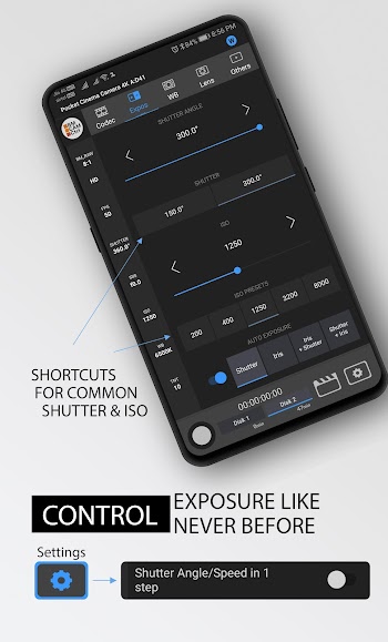 Blackmagic Camera screenshot