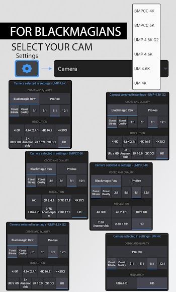Blackmagic Camera screenshot