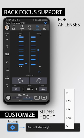 Blackmagic Camera screenshot