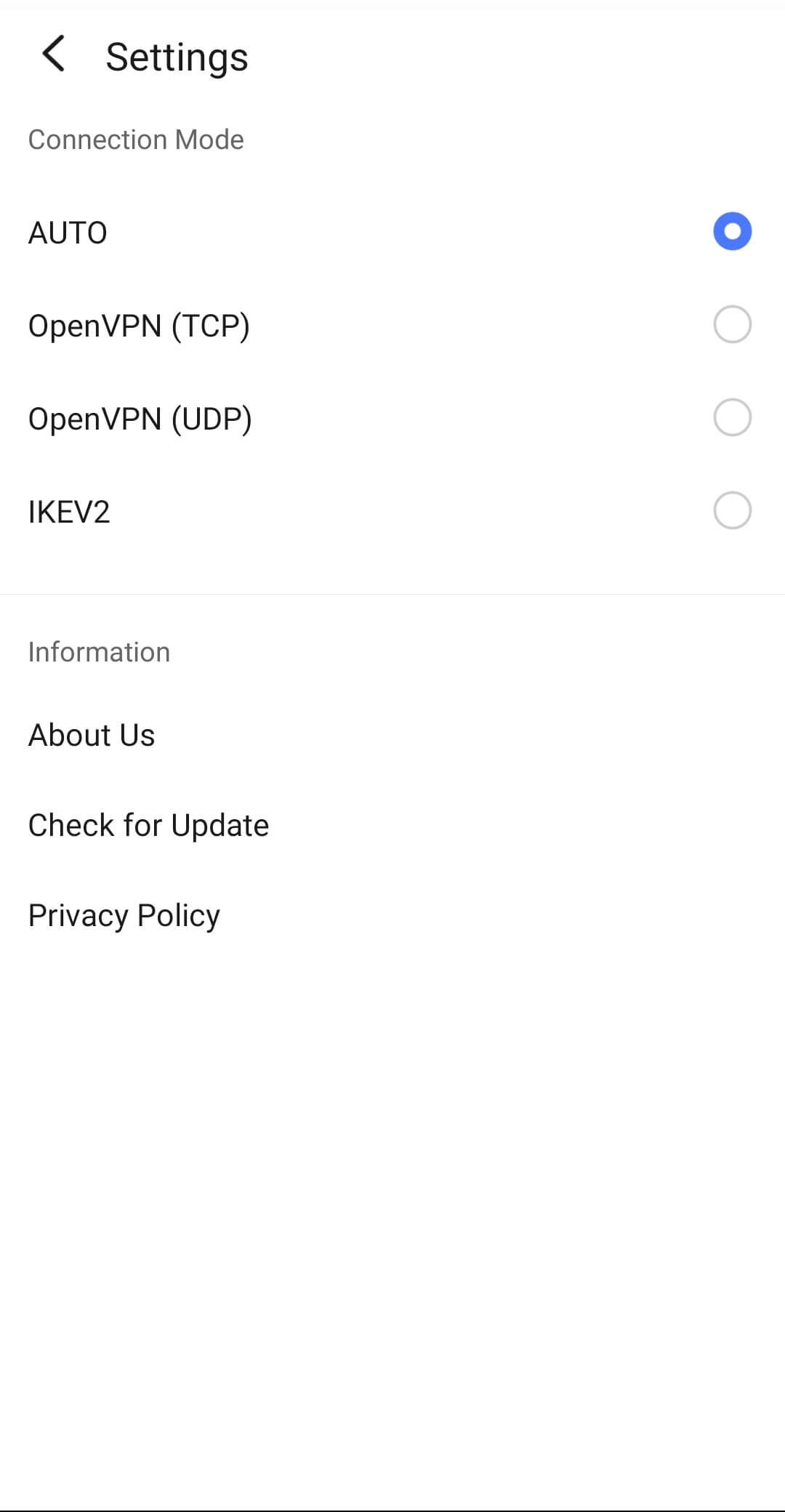 Hamster VPN screenshot