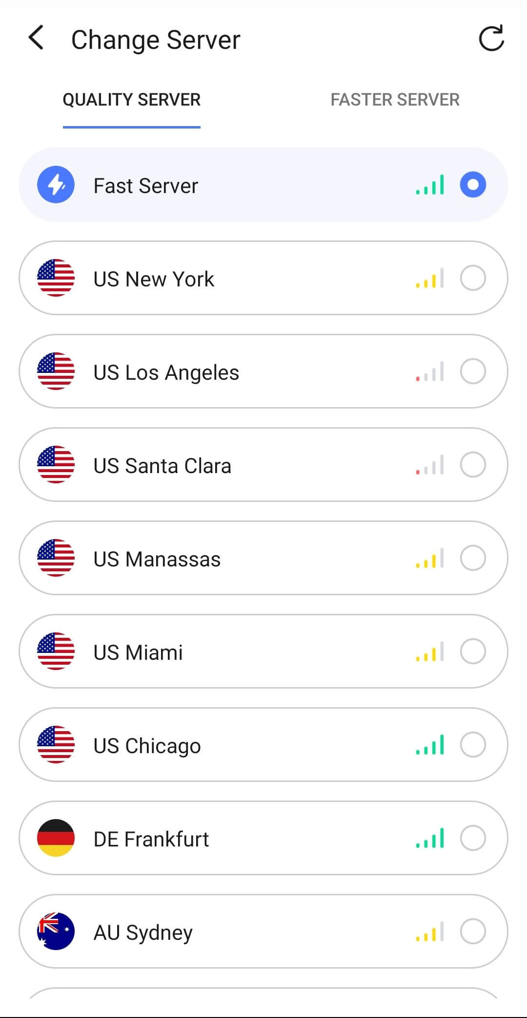 Hamster VPN screenshot