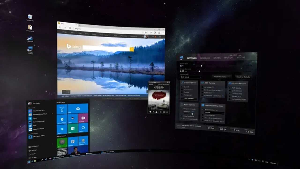 Oculus Media Plugin screenshot