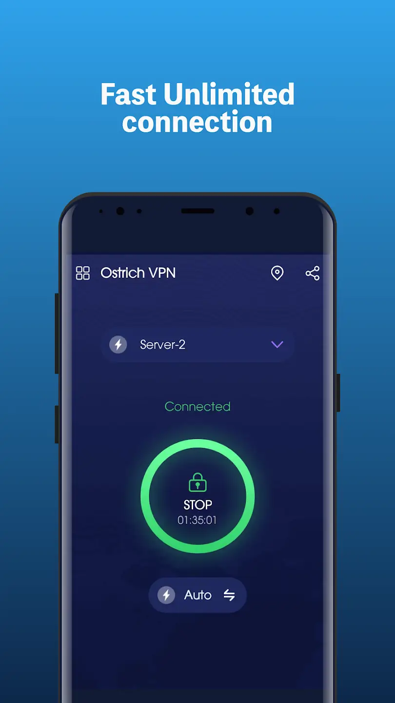 Ostrict VPN screenshot