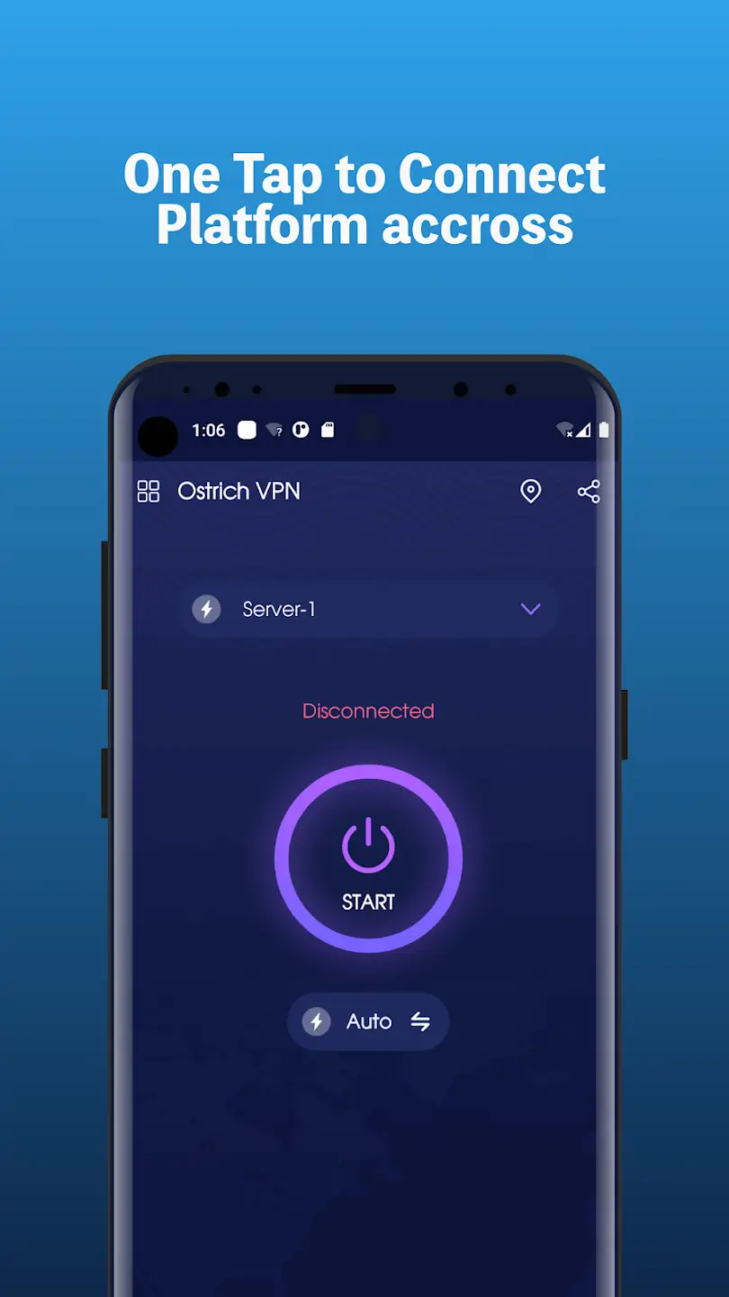 Ostrict VPN screenshot