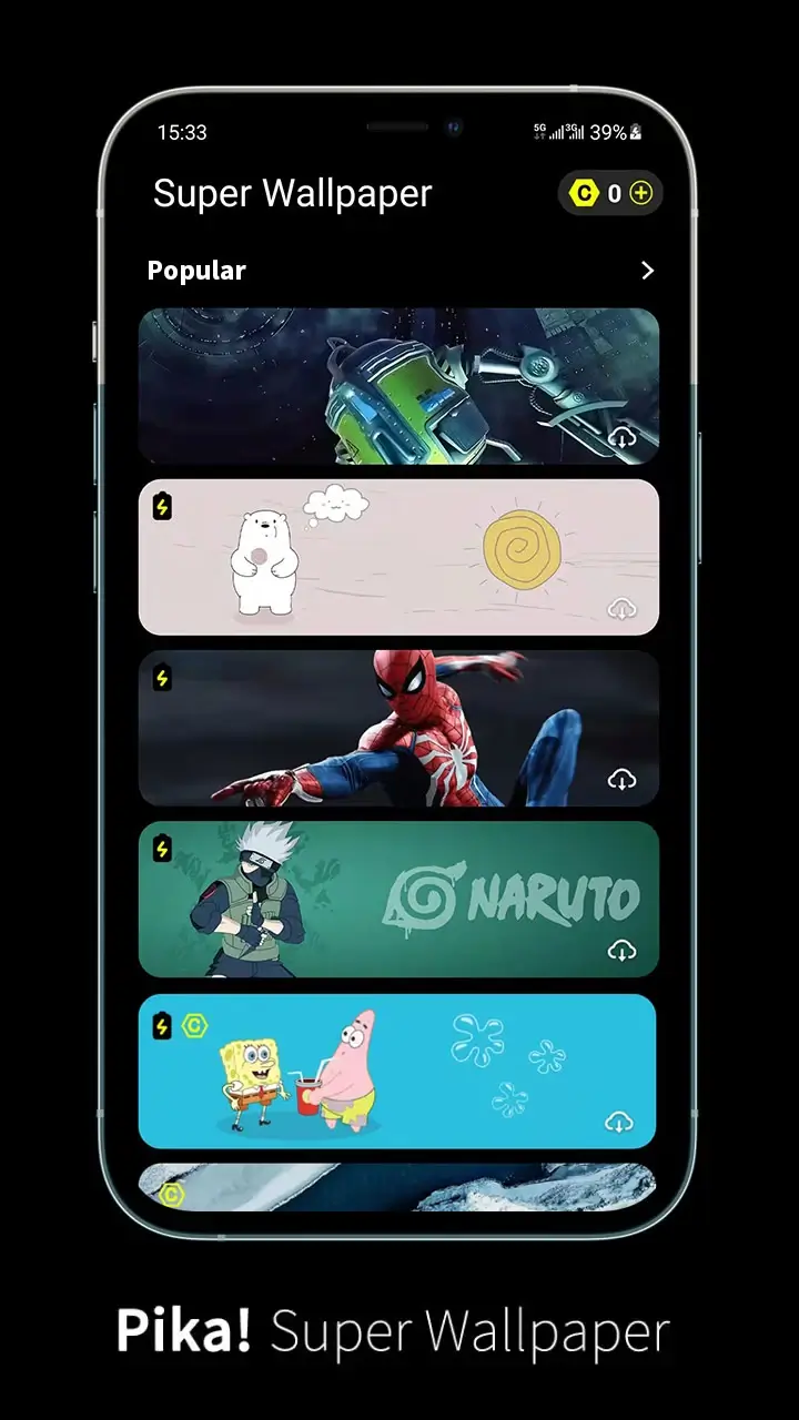 Pika Super Wallpaper screenshot