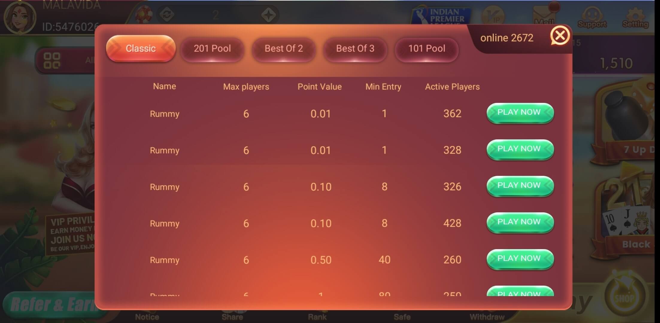 Rummy Satta screenshot