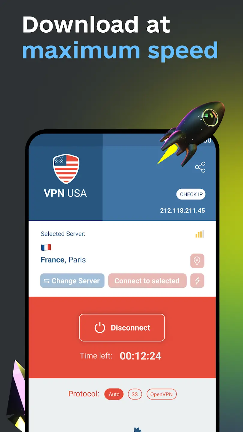 USA VPN screenshot