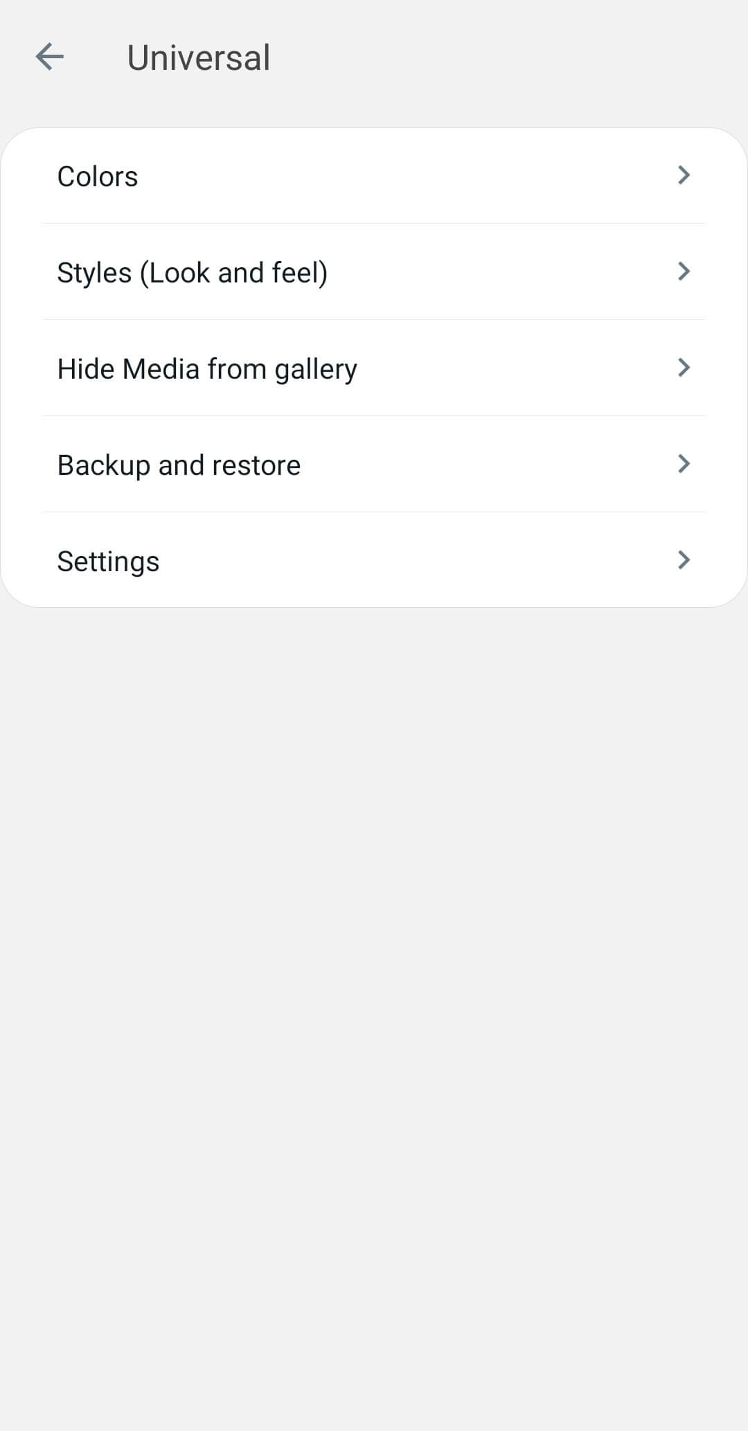 WhatsApp Lite screenshot