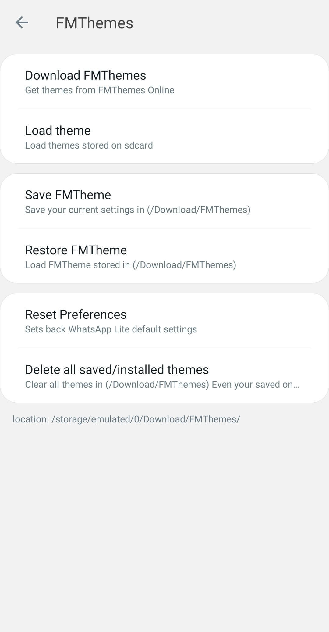 WhatsApp Lite screenshot