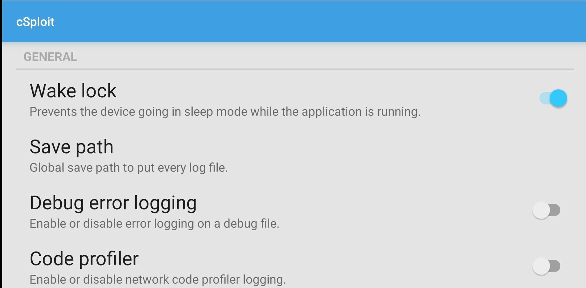 cSploit screenshot