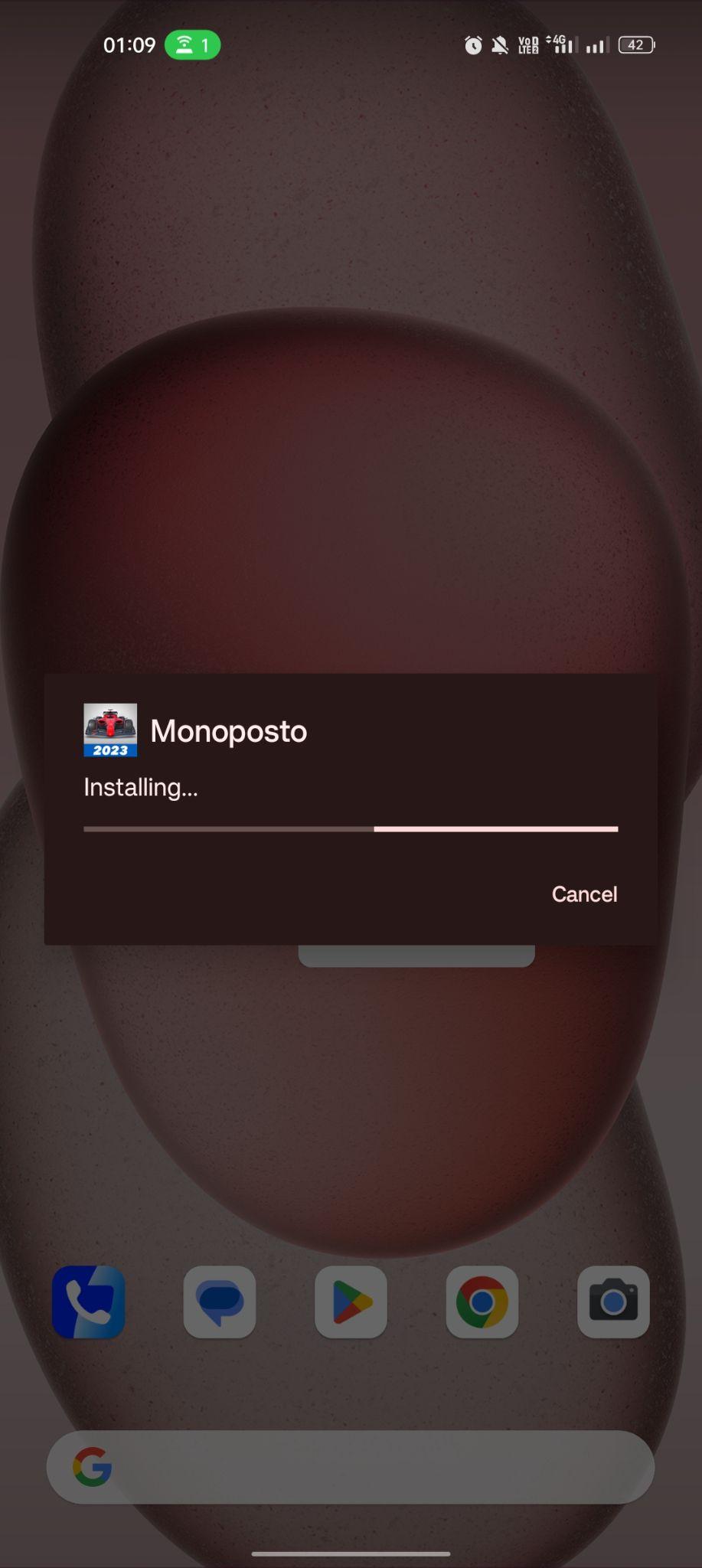 Monoposto apk installing